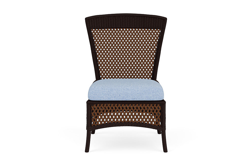 Lloyd Flanders Grand Traverse Armless Dining Chair — Caramel / Demo Skyway — manufacturer configuration [67823115337822]