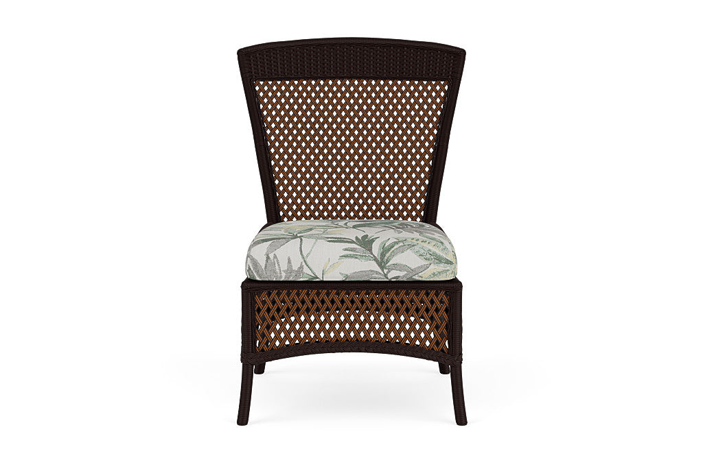 Lloyd Flanders Grand Traverse Armless Dining Chair — Caramel / Calidora Mist — manufacturer configuration [67823115567198]