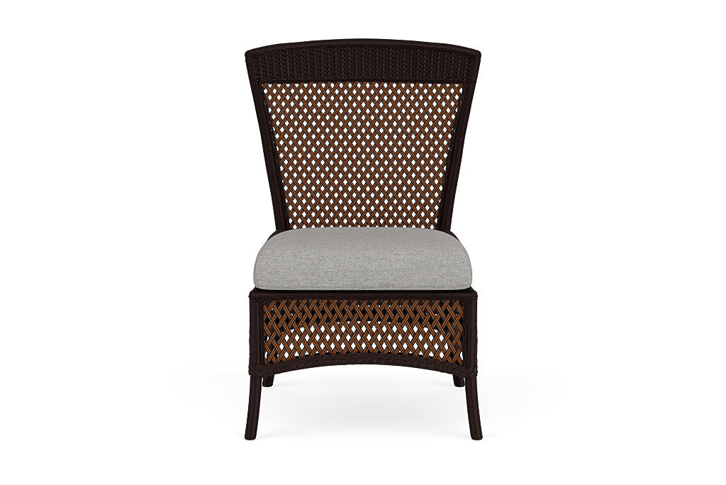 Lloyd Flanders Grand Traverse Armless Dining Chair — Caramel / Demo Stone — manufacturer configuration [67823115665502]