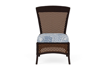 Lloyd Flanders Grand Traverse Armless Dining Chair — Caramel / Utopia Coastal — manufacturer configuration [67823115796574]