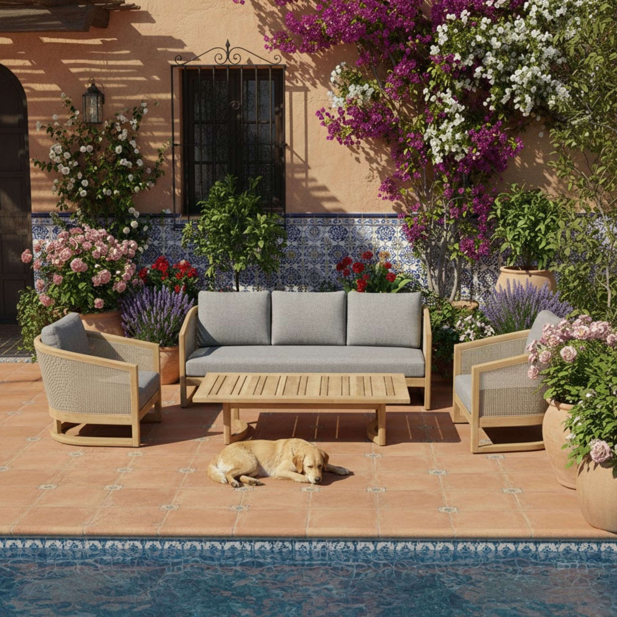 4-PC CATANIA DEEP SEATING SET