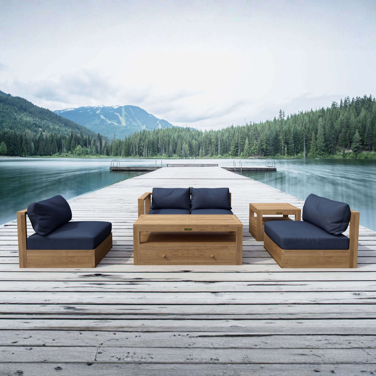 SET-152 COPACABANA MODULAR DEEP SEATING SET