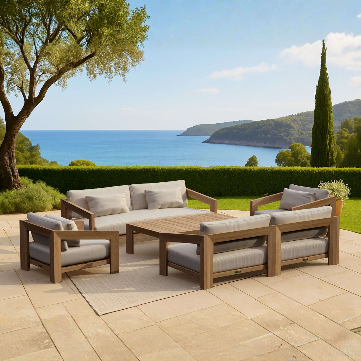 SET-852 SMYRNA DEEP SEATING SET