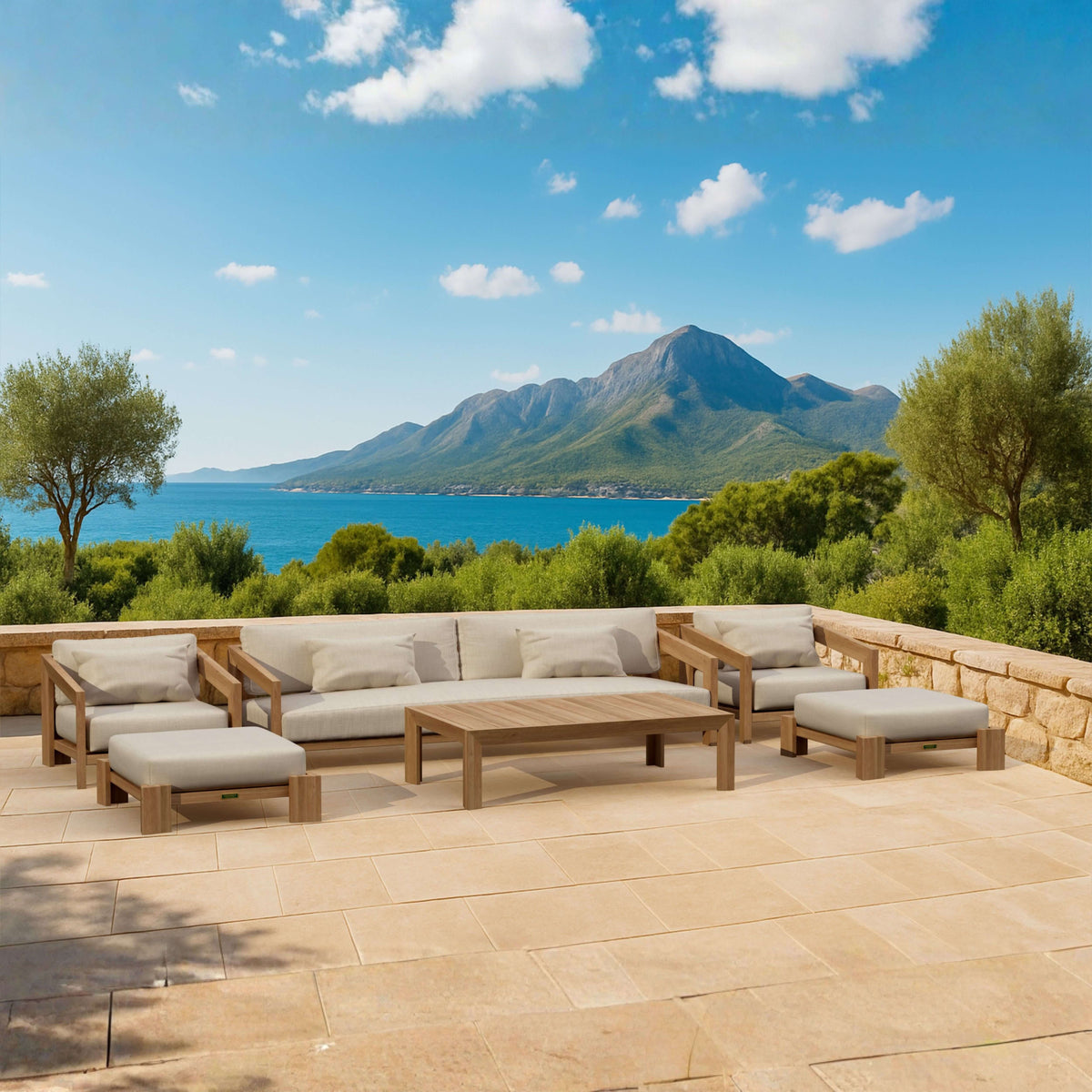 SET-853 SMYRNA DEEP SEATING SET