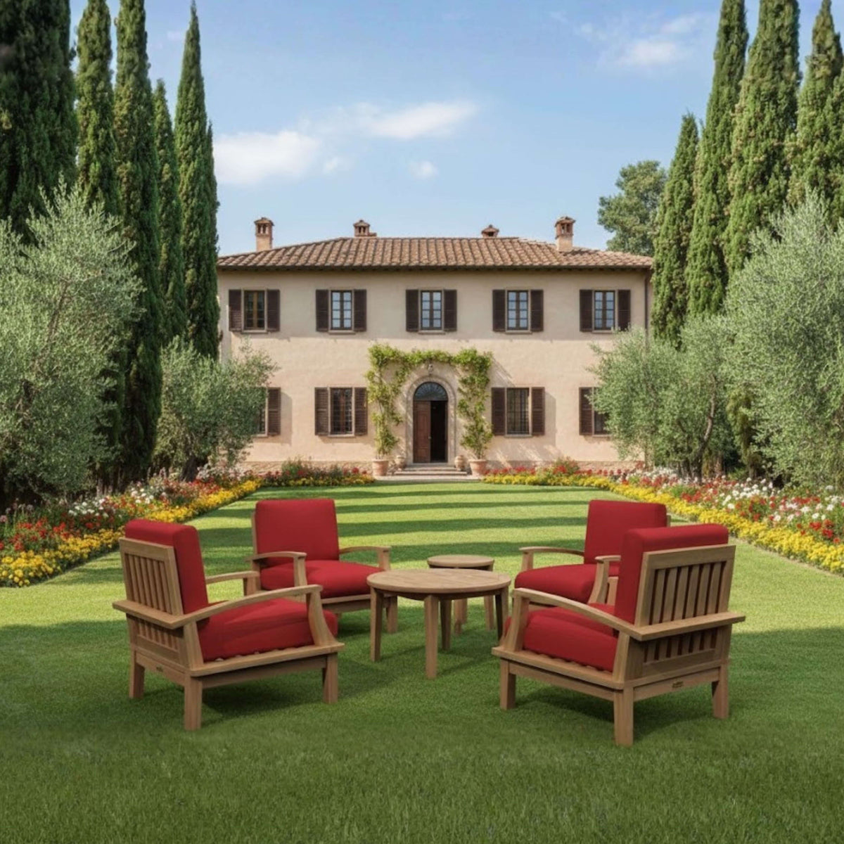 SET-43 BRIANNA DEEP SEATING SET