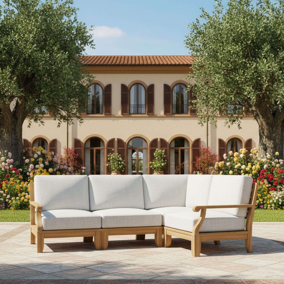 SET-95 RIVIERA MODULAR DEEP SEATING SET