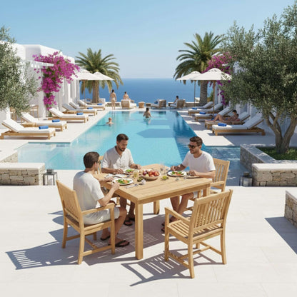 WINDSOR RIALTO 5-PC SQUARE DINING TABLE SET