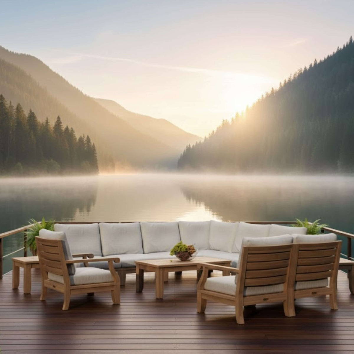 SET-98B RIVIERA MODULAR DEEP SEATING SET