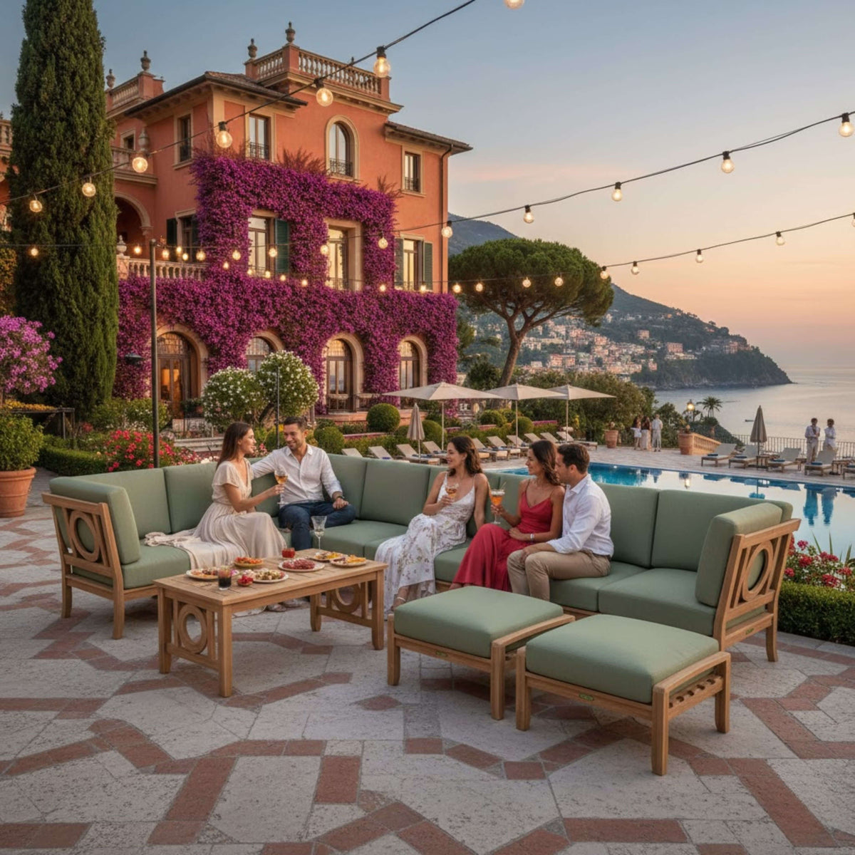 SET-138 NATSEPA MODULAR DEEP SEATING SET