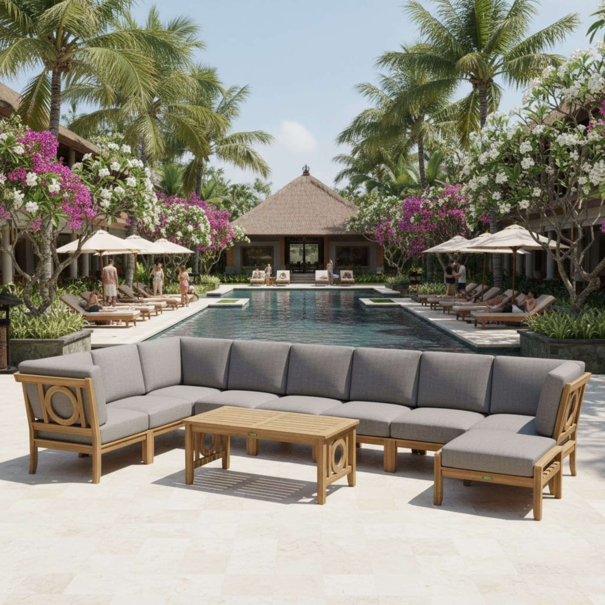SET-137 NATSEPA MODULAR DEEP SEATING SET