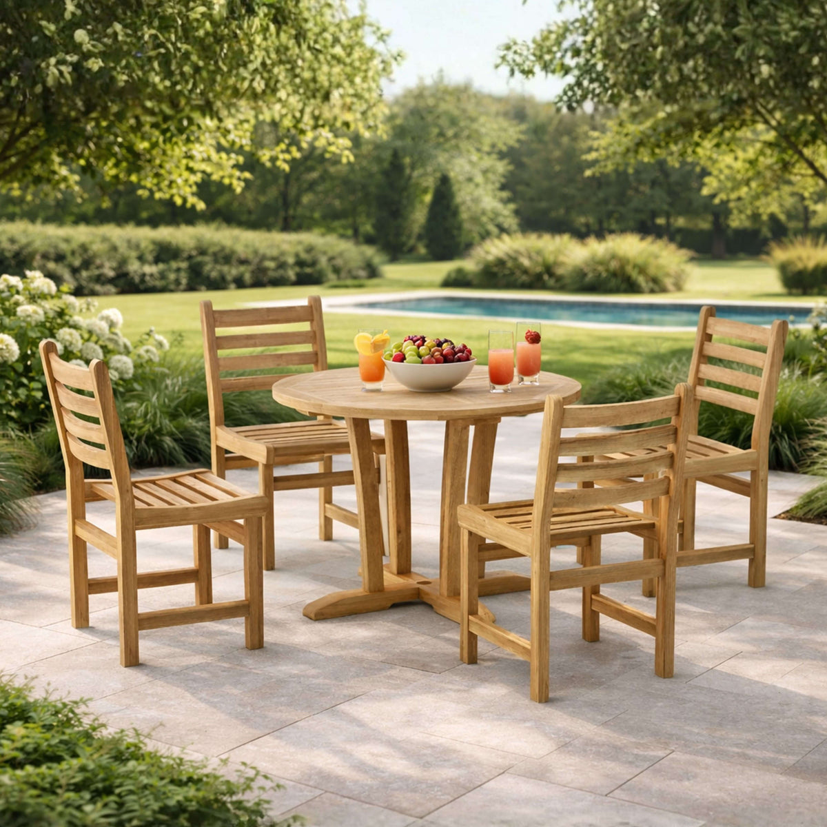 DESCANSO WINDHAM 5-PC DINING TABLE SET