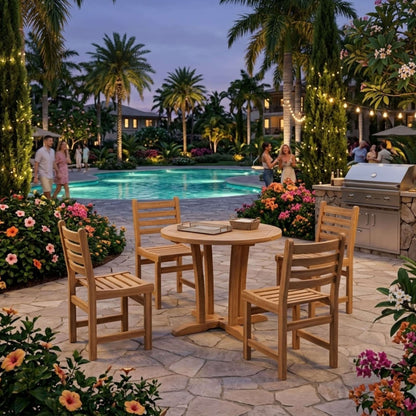 DESCANSO WINDHAM 5-PC DINING TABLE SET