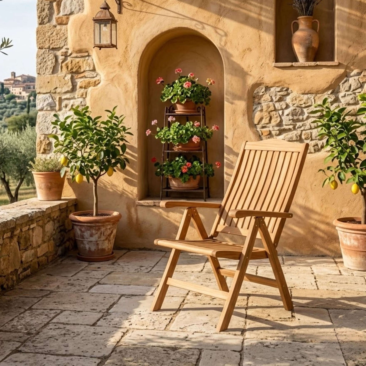 KATANA 5-POSITION RECLINING FOLDING ARMCHAIR