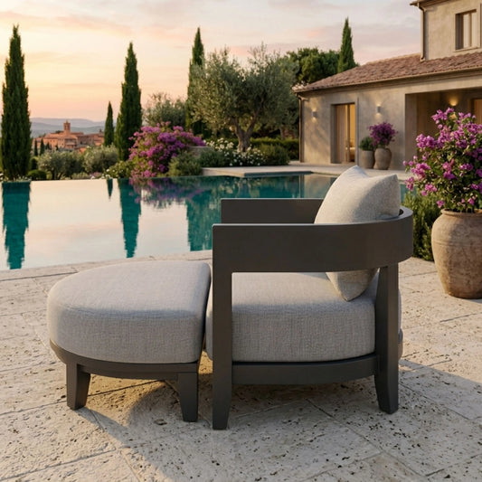 SET-172-AL 5-PC CORONADO ALUMINUM DEEP SEATING SET