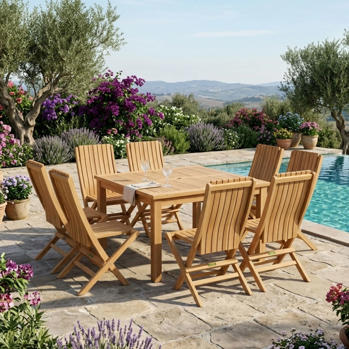 Windsor Comfort 7-pc Dining Table Set
