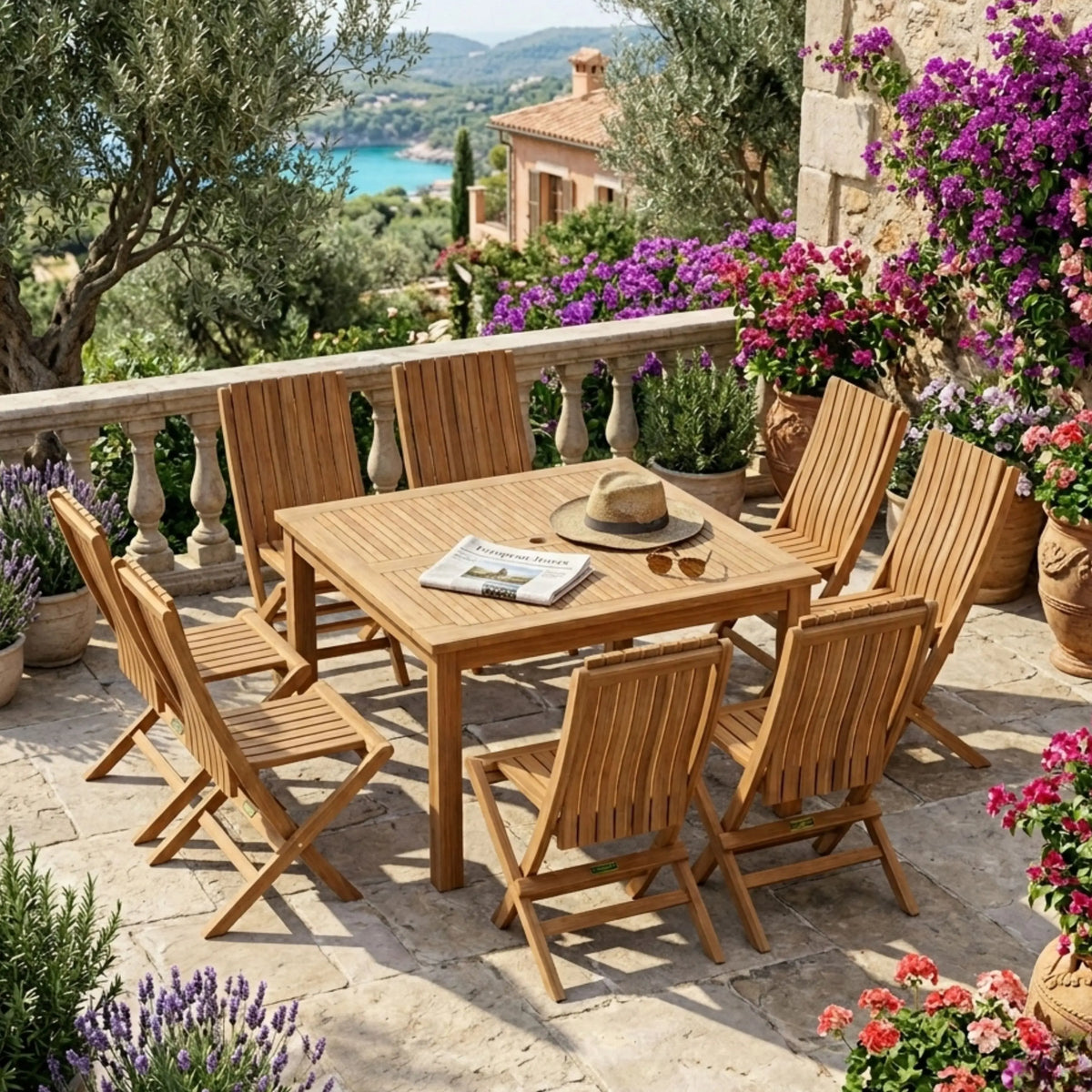 Windsor Comfort 7-pc Dining Table Set