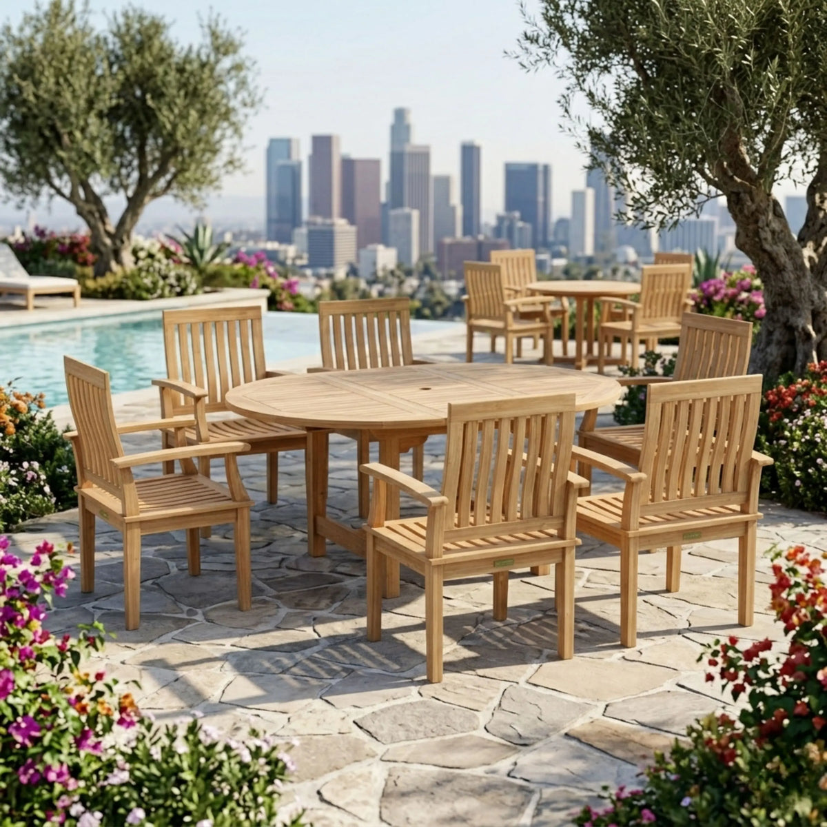 SET-119A 7-pcs Bahama Dining Table Set