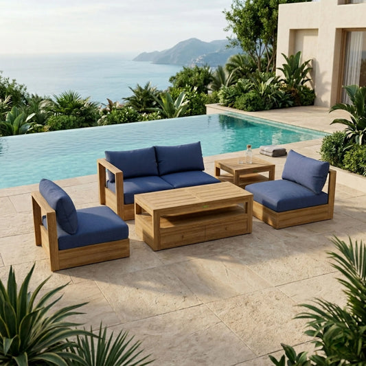 SET-152 COPACABANA MODULAR DEEP SEATING SET