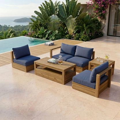 SET-152 COPACABANA MODULAR DEEP SEATING SET