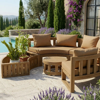 SET-808 CIRCULAR MODULAR DEEP SEATING