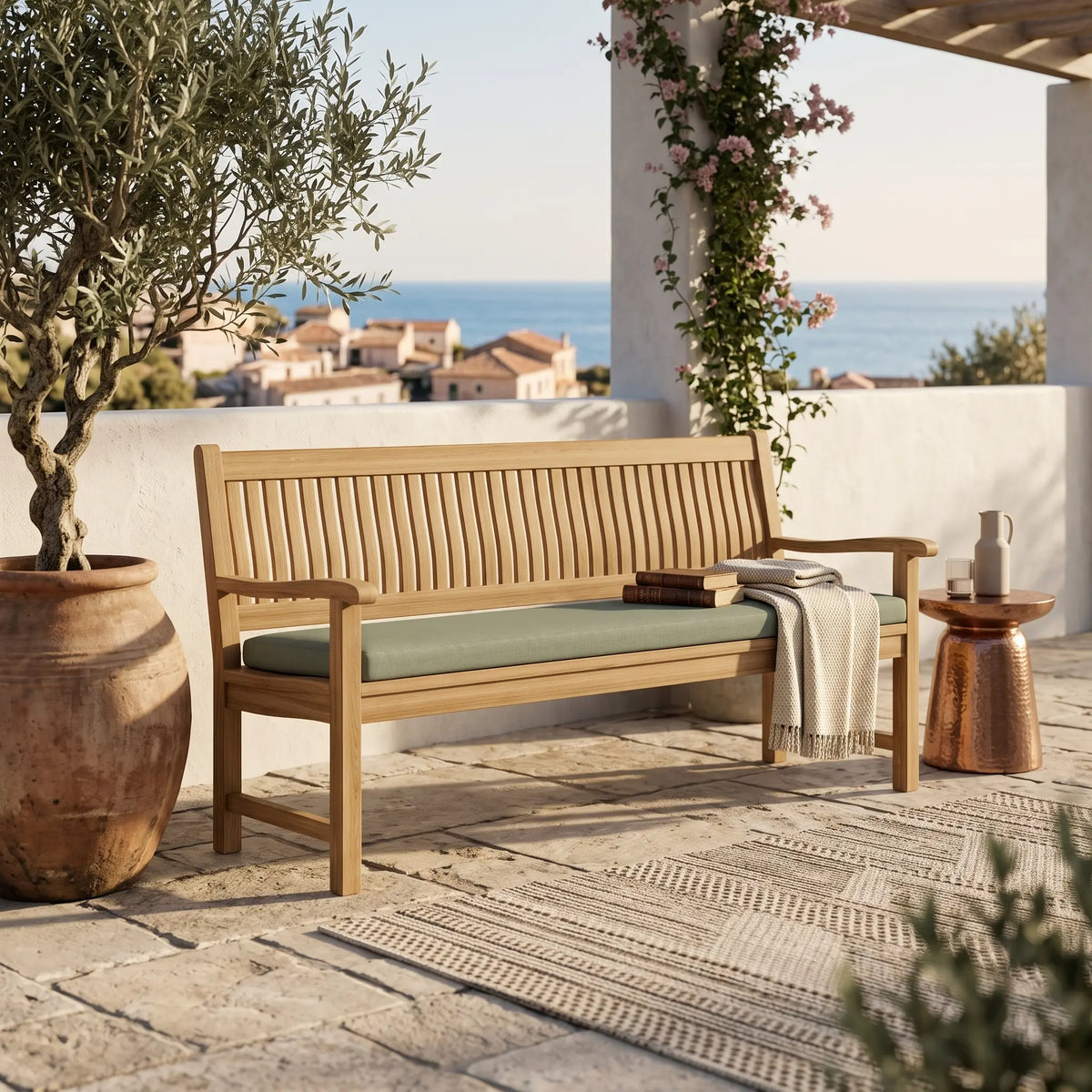 DEL-AMO 4-SEATER BENCH