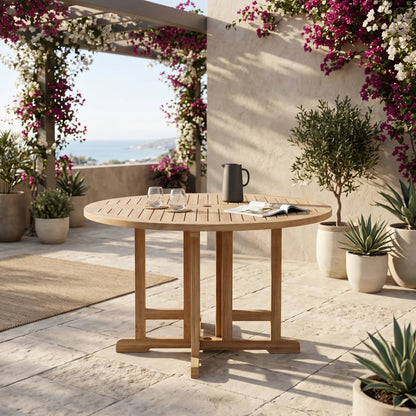 BUTTERFLY 47″ ROUND FOLDING TABLE