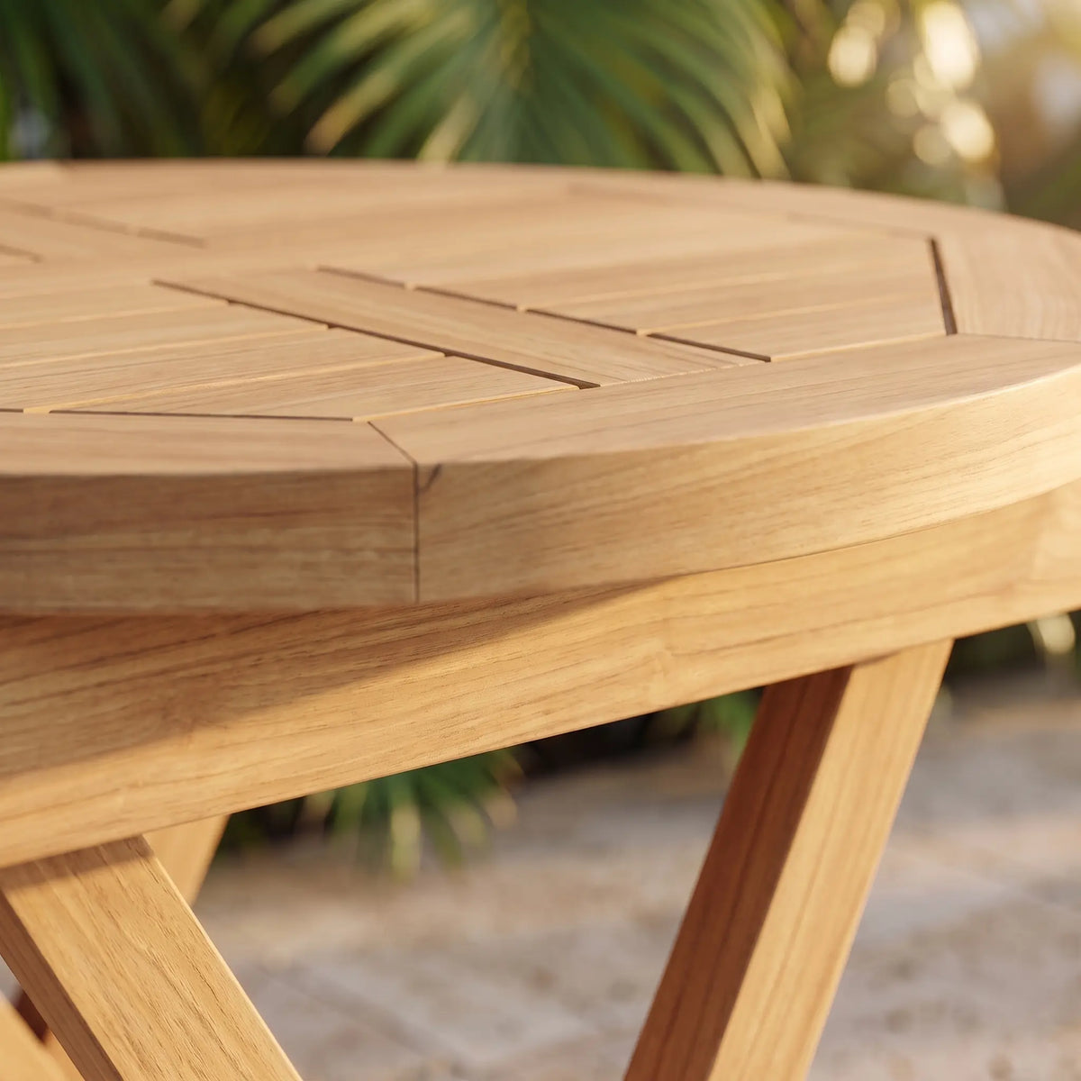 BAHAMA 20″ MINI SIDE ROUND FOLDING TABLE