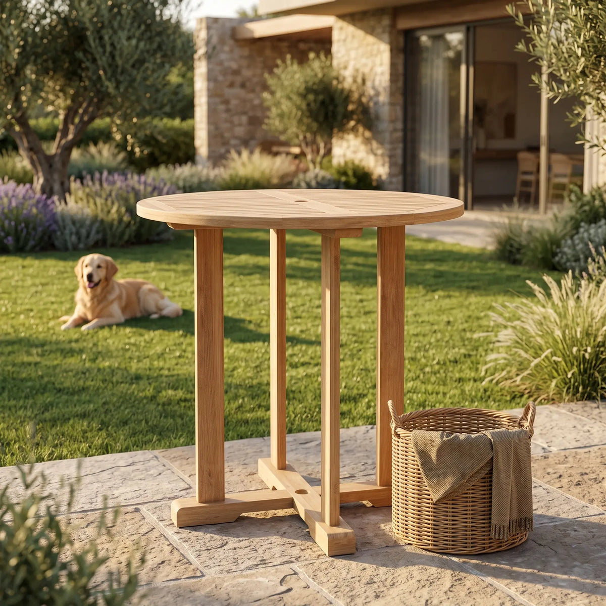 BAHAMA 39″ ROUND BAR TABLE