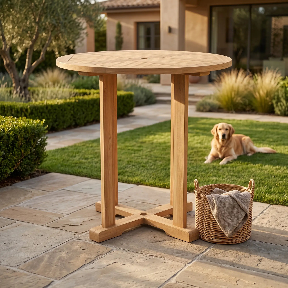 BAHAMA 39″ ROUND BAR TABLE