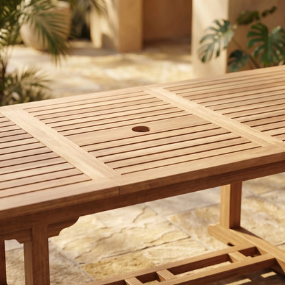 BAHAMA 94″ RECTANGULAR EXTENSION TABLE