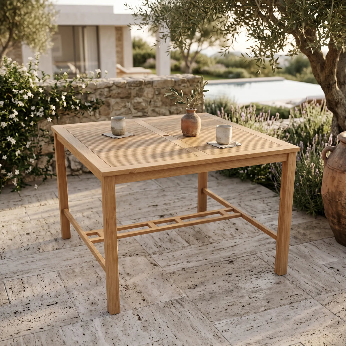 WINDSOR 59″ SQUARE BAR TABLE