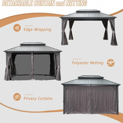 12' X 16' Hardtop Gazebo