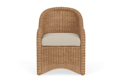 Lloyd Flanders Tobago Dining Armchair — Hyacinth / Rumba Straw — manufacturer configuration [67823109537886]