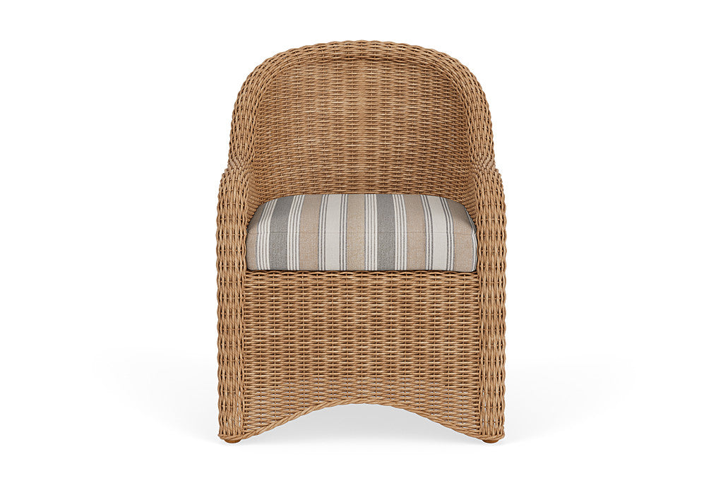 Lloyd Flanders Tobago Dining Armchair — Hyacinth / Purveyor Pewter — manufacturer configuration [67823109636190]