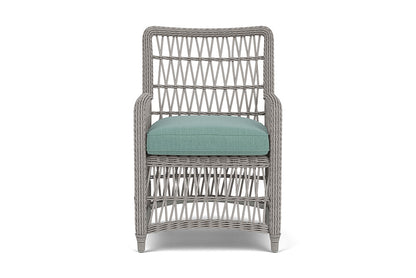 Lloyd Flanders Mackinac Dining Armchair — Putty / Loveboat Mint — manufacturer configuration [67823097446494]