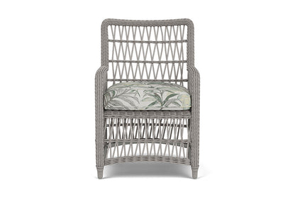 Lloyd Flanders Mackinac Dining Armchair — Putty / Calidora Mist — manufacturer configuration [67823097643102]