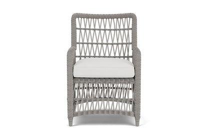 Lloyd Flanders Mackinac Dining Armchair — Putty / Canvas Natural — manufacturer configuration [67823097380958]