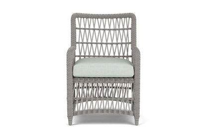 Lloyd Flanders Mackinac Dining Armchair — Putty / Shoshone Mist — manufacturer configuration [67823097839710]