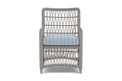 Lloyd Flanders Mackinac Dining Armchair — Putty / Hansen Sky — manufacturer configuration [67823097577566]