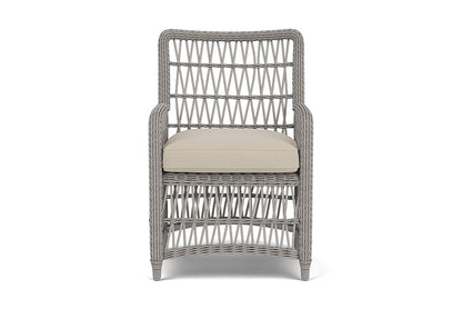 Lloyd Flanders Mackinac Dining Armchair — Putty / Rumba Straw — manufacturer configuration [67823097610334]