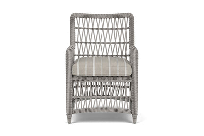 Lloyd Flanders Mackinac Dining Armchair — Putty / Sandy Point Stone — manufacturer configuration [67823097512030]