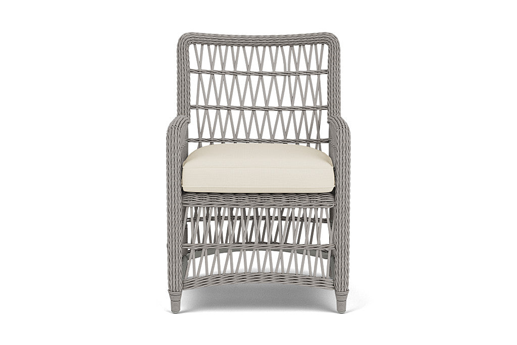 Lloyd Flanders Mackinac Dining Armchair — Putty / Sailcloth Sailor — manufacturer configuration [67823097806942]