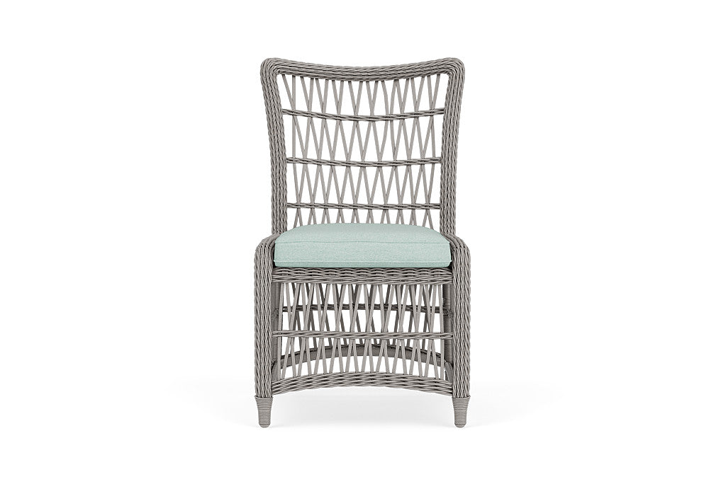 Lloyd Flanders Mackinac Armless Dining Chair — Putty / Demo Mist — manufacturer configuration [67823099347038]