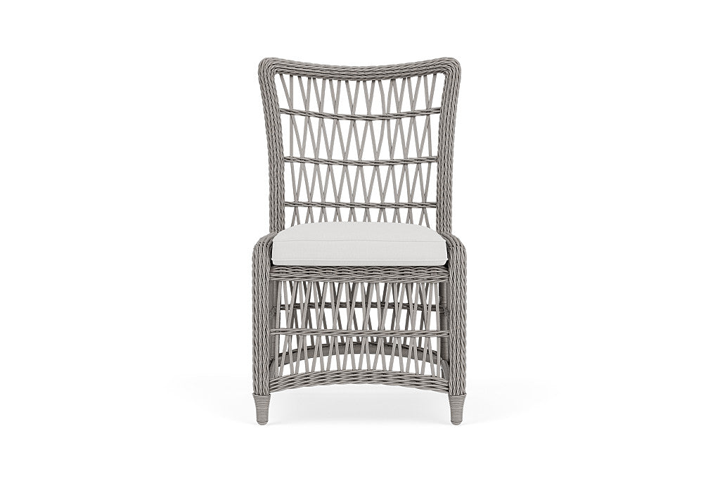 Lloyd Flanders Mackinac Armless Dining Chair — Putty / Canvas Natural — manufacturer configuration [67823098789982]