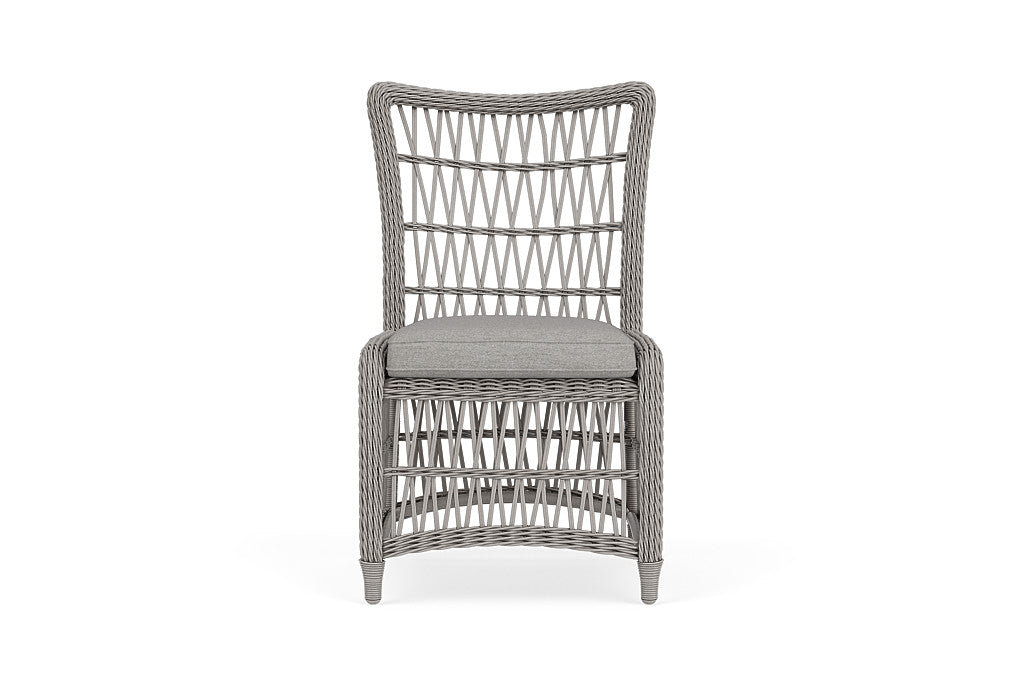 Lloyd Flanders Mackinac Armless Dining Chair — Putty / Demo Stone — manufacturer configuration [67823099150430]