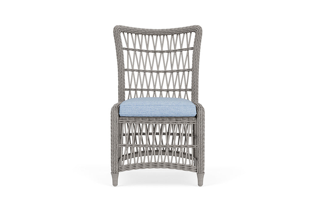 Lloyd Flanders Mackinac Armless Dining Chair — Putty / Demo Skyway — manufacturer configuration [67823098822750]