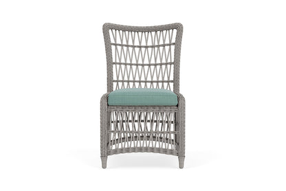 Lloyd Flanders Mackinac Armless Dining Chair — Putty / Loveboat Mint — manufacturer configuration [67823098855518]