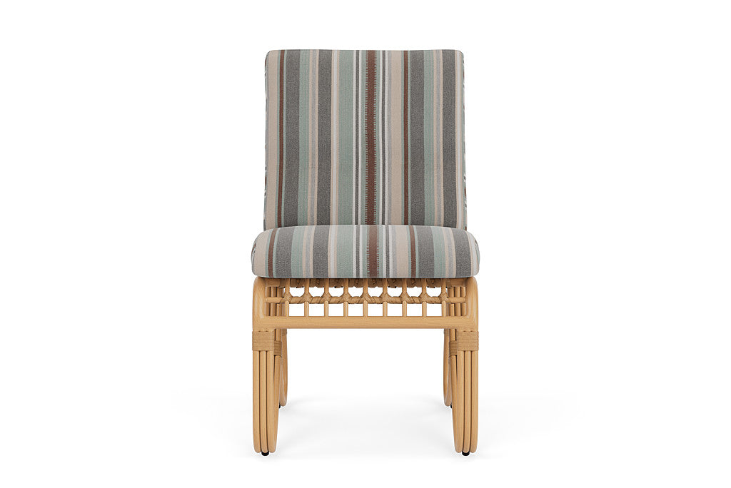 Lloyd Flanders Riviera Armless Dining Chair — Camel / Lima Heron — manufacturer configuration [67823156789342]