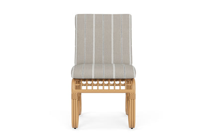 Lloyd Flanders Riviera Armless Dining Chair — Camel / Sandy Point Stone — manufacturer configuration [67823156330590]