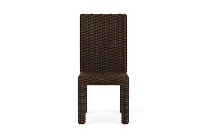 Lloyd Flanders Mesa Armless Dining Chair — Pecan / Shoshone Mist — manufacturer configuration [67823145975902]